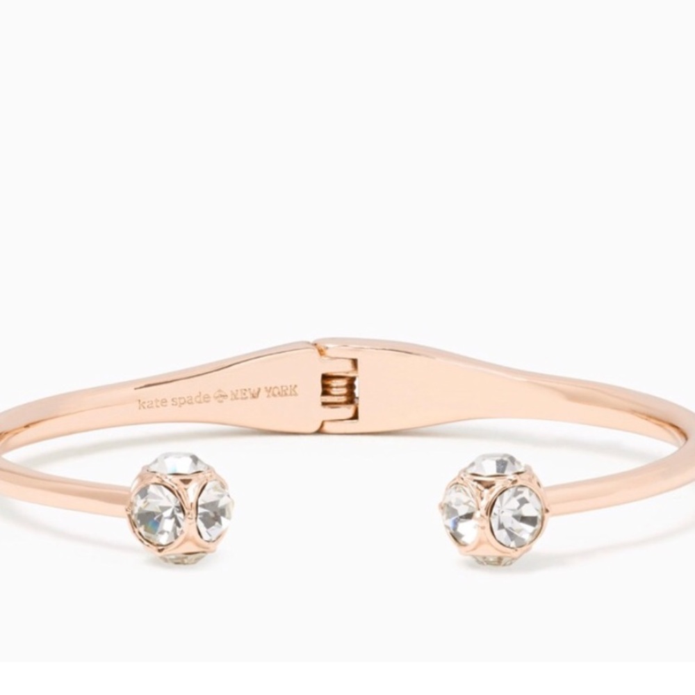 🌷Kate Spade Rose Gold Hinged Cuff🌷
